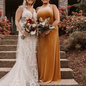 Revelry Velvet Bridesmaid Dress